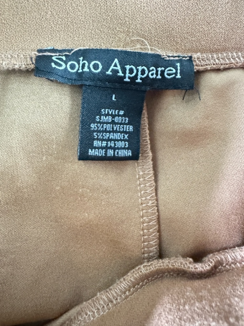 Soho Apparel Brown Pleated Pants Size L High Rise Cropped Tapered Minimalist - Picture 8 of 11